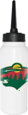 Productafbeelding van NHL ijshockey drinkfles, 1000 ml inhoud, met lange rietjes, NHL-teams: Minnesota Wild