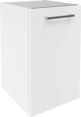 Produktbild von Fackelmann Hängender Unterschrank Verona    Germany  Badunterschrank in Weiß-Hochglanz  35 x 57,5 x 39,7 cm Rechtsanschlag