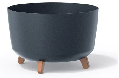 Obrázok produktu pre GLOWE STANDARD ECO kvetináč na nožičkách antracit 23,5 cm