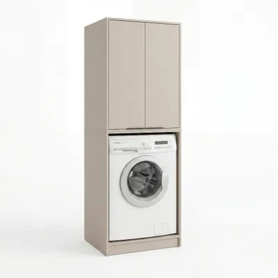 Produktbild von Fackelmann Stauraum Set Kaschmir 2-teilig  Modernes Möbel-Set für maximale Ordnung im Hauswirtschaftsraum oder Badezimmer