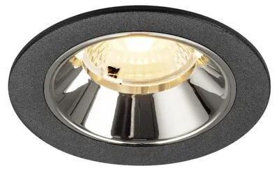 Productafbeelding van Inbouwspot Numinos S zwart/chroom 3000K - 40gr