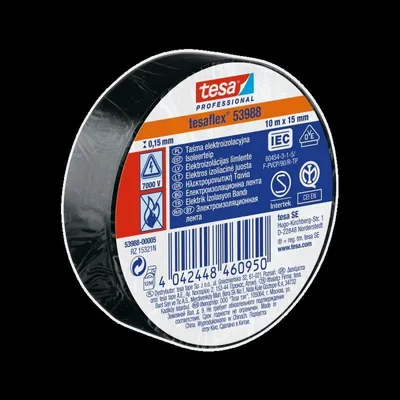 Immagine prodotto di Nastro isolante Tesa nero 15 mm x 10 m 5000v