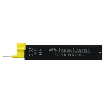Immagine prodotto di FABER-CASTELL 120300 SUPER-POLYMER Bleistiftminen HB 0,35 mm 12er