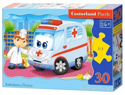 Produktbild von Castorland Ambulance Doctor  Puzzle 30 Teile   B-03471