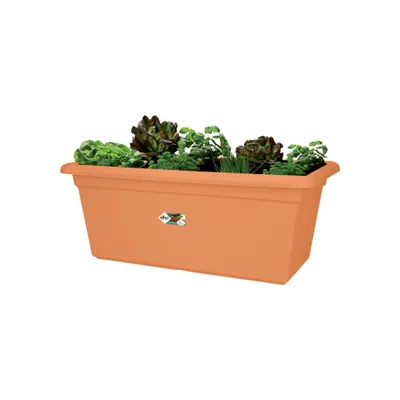Produktbild von elho green basics Garten xxl 60cm Übertopf - mild tonrot