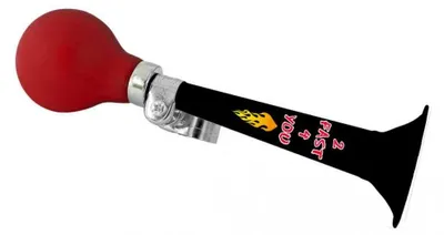 Produktbild von Fahrradhupe 2 fast 4 you schwarz - bbeBells 52438 - Horn Sirene Signalhorn Tute