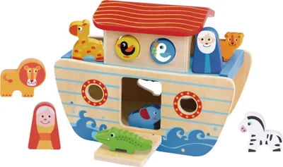 Produktbild von Noah's Ark Holzformen Boot 24 Monate 18-teilig