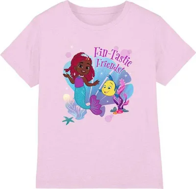 Obrázek produktu pro Ariel – tričko „Fintastic Friends“ pro děti TV30563 (116) (růžové)
