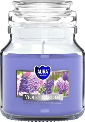 Obrázek produktu pro MINOR Vonná svíčka v dóze BISPOL Aura 28H FIOLET GARDEN