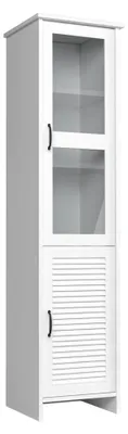 Immagine prodotto di Vetrina bianca Mobile moderno in MDF e vetro