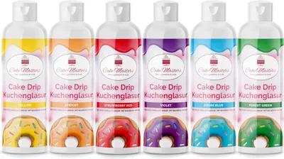 Produktbild von AOS Set | Cake Drip Regenbogen 6er Set - 6x 250g