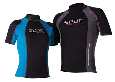 Produktbild von Seac Warm Guard T-Shirt Damen Schwarz/Blau