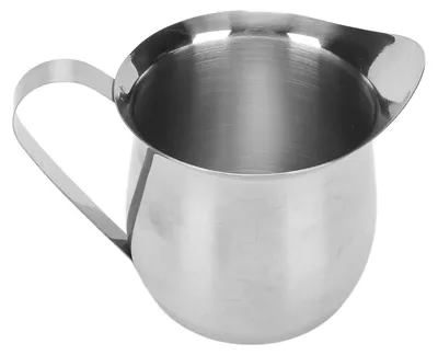 Produktbild von Milchaufschäumkrug aus Edelstahl, ergonomischer Tassenkrug zum Dämpfen von Kaffee, 227 ml