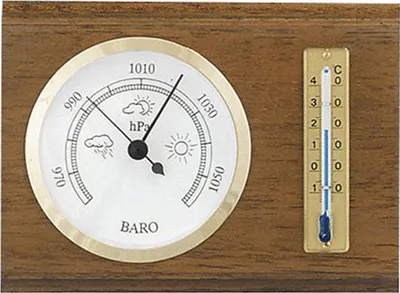Produktbild von SELVA Barometer, mechanisch, analog, 155 x 115 mm, rechteckig