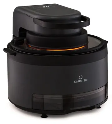 Heißluftfritteuse 2-in-1, 5 L, 1250 W, Dampffunktion, 6 Programme