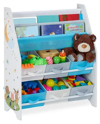 Immagine prodotto di Scaffale per bambini, ideale per libri e giocattoli, modello FOREST JWTR-3171