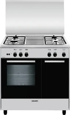 Immagine prodotto di Glem Gas AR854GI cucina Elettrico/Gas Titanio