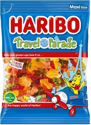 Produktbild von Haribo Travel Parade Travel Edition halal 450g