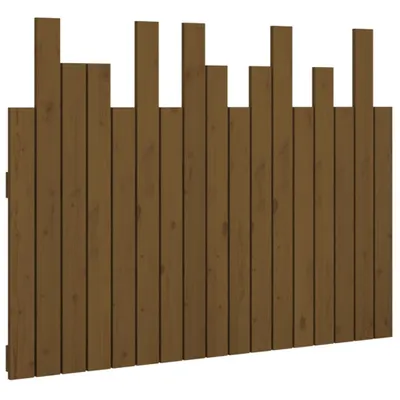 Produktbild von Wand-Kopfteil Honigbraun 108x3x80 cm Massivholz Kiefer