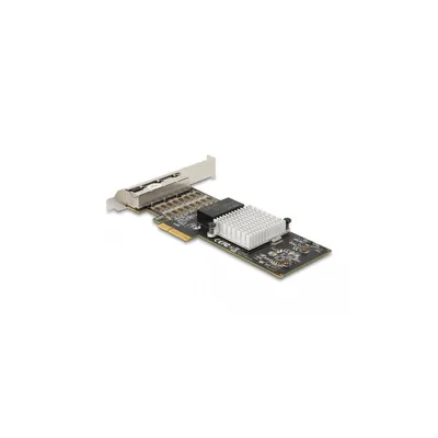 Produktbild von DeLOCK PCI Express x4 Karte zu 4 x RJ45 Gigabit LAN i350, Eingebaut, Kabelgebunden, PCI Express, Ethernet, 1000 Mbit/s