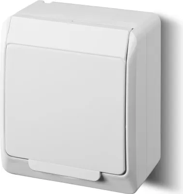 Immagine prodotto di Presa singola ermetica bianca HERMES 0324-02 ELEKTRO-PLAST NASIELSK