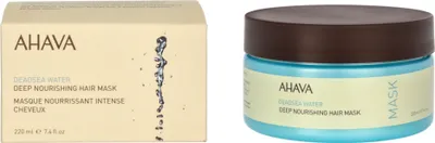 Produktbild von Ahava Deadsea Water Głęboko odżywiająca maska do włosów dla wszystkich rodzajów włosów 220 ml