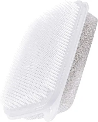 Produktbild von Famanu Gemüsebürste - Kartoffelbürste Reiniger - Doppelseitige Borsten - 16 x 9,6 x 3,1 cm - Weiß