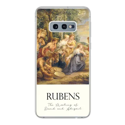 Produktbild von MuchoWow® Handyhülle Schutzhülle Hülle für Samsung Galaxy S10e Rubens - Kunst - Die Begegnung von David und Abigail Silikon Softcase Handy Hülle - Handy