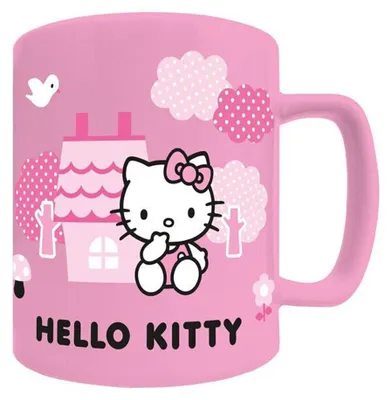 Produktbild von Hello Kitty (Pink Bow Face Icon) Fuzzy Mug