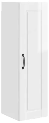 Imagen del producto de vidaXL Armario de pared PORTO, blanco brillante, 30 x 31 x 100 cm, material de madera