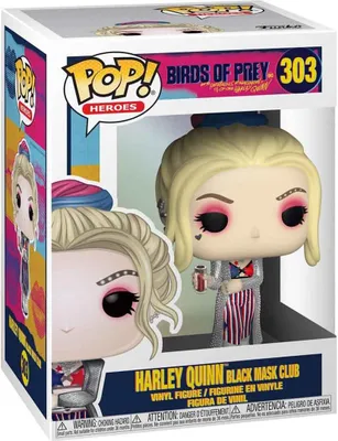 Produktbild von Birds of Prey - Harley Quinn Black Mask Club 303 - Funko Pop! - Vinyl Figur