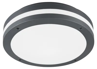 Zdjęcie produktu dla Lampa elewacyjna plafon zewnętrzny PIAVE - CZUJNIK RUCHU antracyt Trio 676960142