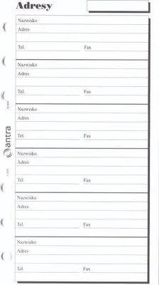 Obrázok produktu pre ST Adresy Vložka organizátora ANTRA
