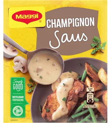 Produktbild von Maggi Champignonsaus Mix 36g – Schnelle Pilzsoße für Fleisch & Gemüse