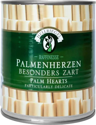 Produktbild von HELLRIEGEL Palmenherzen aus Ecuador Palmitos 800g
