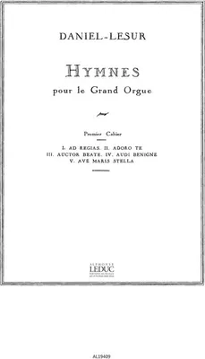 Produktbild von Hymnes vol.1pour orgue