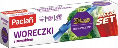 Produktbild von Ziplock Mega Set Zip-Beutel 2,5l 20 Stück - Paclan
