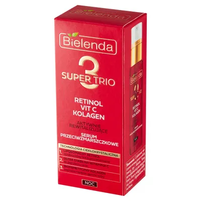 Produktbild von Bielenda Super Trio Active Revitalisierendes Anti-Falten-Nachtserum 30ml