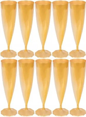 Obrázek produktu pro Sklenice PS Gold 13,5cl (FL 13 OR) 10 ks.