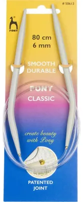 Produktbild von Pony Circular Needles Rundstricknadel 80 cm 6 mm