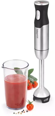 Immagine prodotto di Frullatore a immersione in acciaio inox/nero da 1000 w Naturamix POWER1000