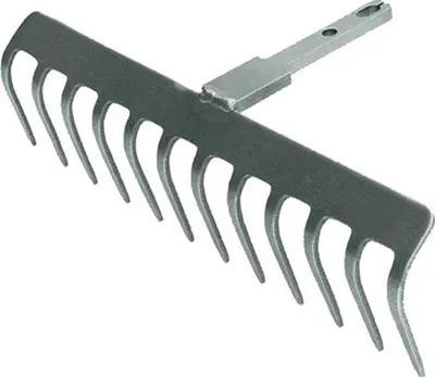Produktbild von POLET CLICK PRO Gartenrechen 12 Zinken