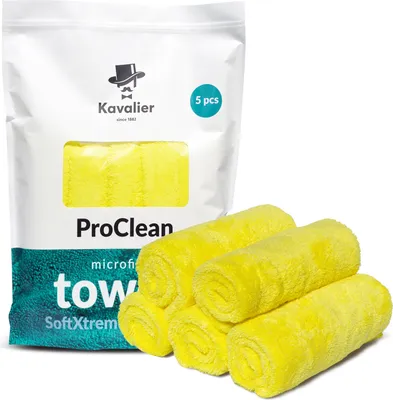 Obrázok produktu pre Súprava utierok z mikrovlákna Kavalier 5 kusov 41x41cm 350g/m²