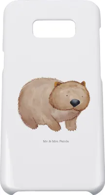 Produktbild von Mr. & Mrs. Panda Samsung Galaxy S8 plus Handyhülle  Wombat - Weiß - Geschenk, Lustige Sprüche, Spruch, Handy, Hülle, Australien, Cover, Case, Motivation