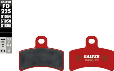 Produktbild von Bremsbeläge Galfer Semi-Metall Offroad 1x vorne für Gas TXT 2 Contact TX 270 80 - 280 ccm Bj. 1997 - 2019
