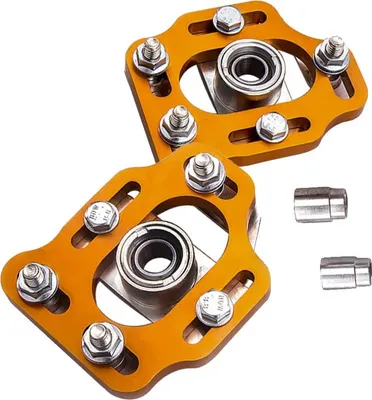 Produktbild von Sturzplatte, CNC-bearbeitetes Aluminium & verzinkter Stahl, Länge 45 cm, Breite 34 cm, Höhe 54 cm, einstellbarer Sturzbereich -2,50 bis +2,50