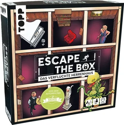 Obrázek produktu pro Escape The Box The Cursed Manor: dokonalý zážitek z únikové místnosti jako společenské hry