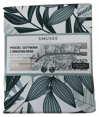 Image de Ensemble de literie Smukee microfibre satinée 160x200 cm