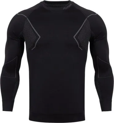Zdjęcie produktu dla Alpinus Active Base Layer T-shirt thermoattiva nera-grigia M GT43189 Pullover T-shirt Alpinus rozmiar: S,