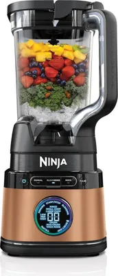 Produktbild von Ninja 2-in-1 Detect Power Mixer Pro & Single Serve, 1200W mit Krug, Serve Tassen, Smoothies mixen, Gemüse hacken Frozen Drinks Schwarz Kupfer, TB301EU